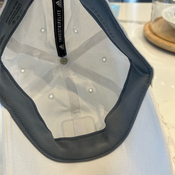 adidas White Women's Fit Hat - Picture 6 of 7